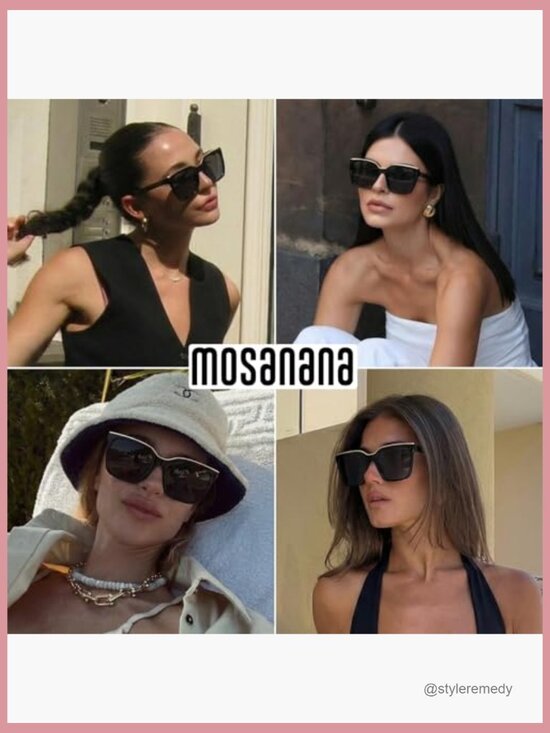Square Polarized Oversized Sunglasses UV400 Protection Casual Style main image 7